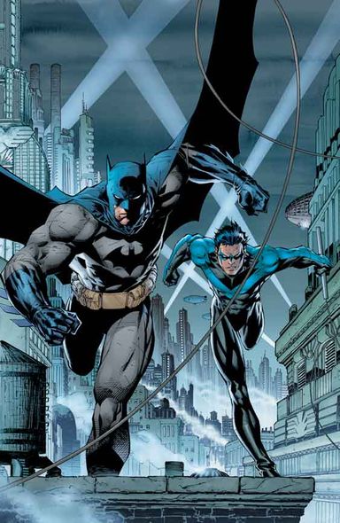 Jim Lee Artist Signed Limited Edition Giclee on Paper:"Gotham's Crime Fighters"