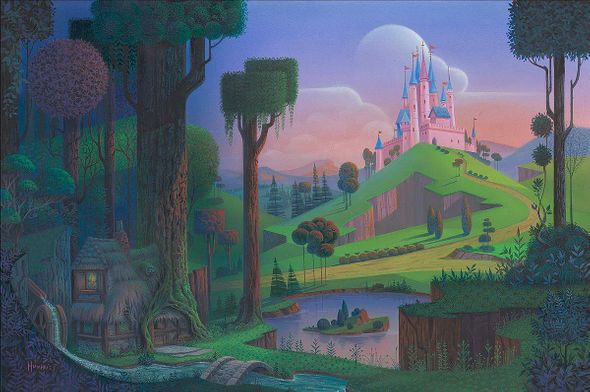 MIchael Humphries Signed Disney Ltd Ed Gallery Wrap Canvas:"Distant Dreams"