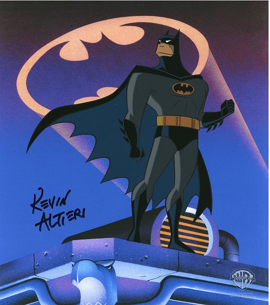 Kevin Altieri Hand-Painted Limited Edition Proof Cel:"Classic Batman" 