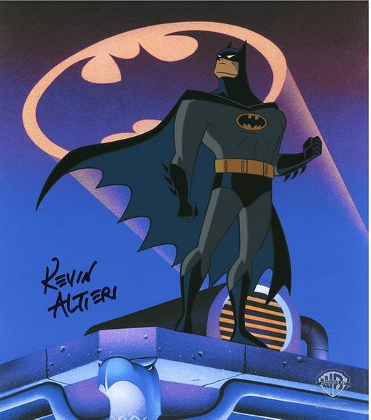 Kevin Altieri Hand-Painted Limited Edition Proof Cel:"Classic Batman" 