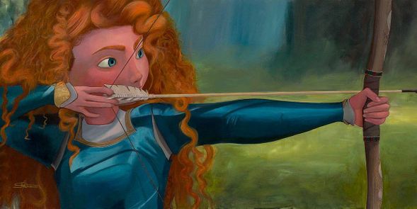 Arienne Boley Signed Disney Ltd Ed Gallery Wrap Canvas:"Fate Within Us"