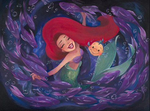Liana Hee Signed Disney Ltd Ed Gallery Wrap Canvas:"Wish I Could Be" Liana Hee Signed Disney Ltd Ed Gallery Wrap Canvas:"Wish I Could Be"