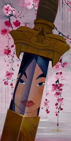 Arienne Boley Signed Disney Ltd Ed Gallery Wrap Canvas:"Loyal, Brave, True"