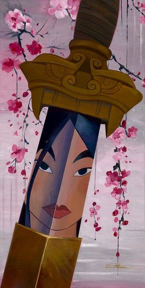 Arienne Boley Signed Disney Ltd Ed Gallery Wrap Canvas:"Loyal, Brave, True"