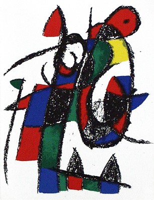 Joan Miro Fine Art Print:"Original Lithograph II"