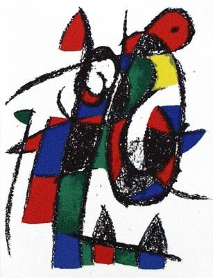 Joan Miro Fine Art Print:"Original Lithograph II"