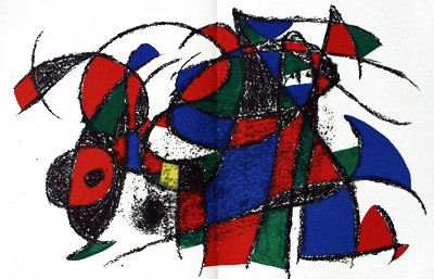 Joan Miro Fine Art Print:"Original Lithograph IV"