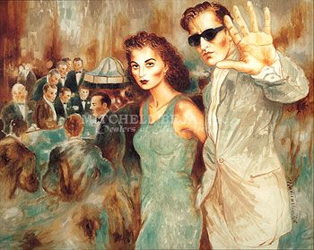 Joanna Zjawinska Handsigned and Numbered Limited Edition Serigraph on Canvas: "I Was Lost Until You Came"