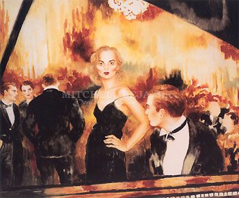 Joanna Zjawinska Handsigned and Numbered Limited Edition Serigraph on Paper: "Nothing is Ever What it Seems to be"