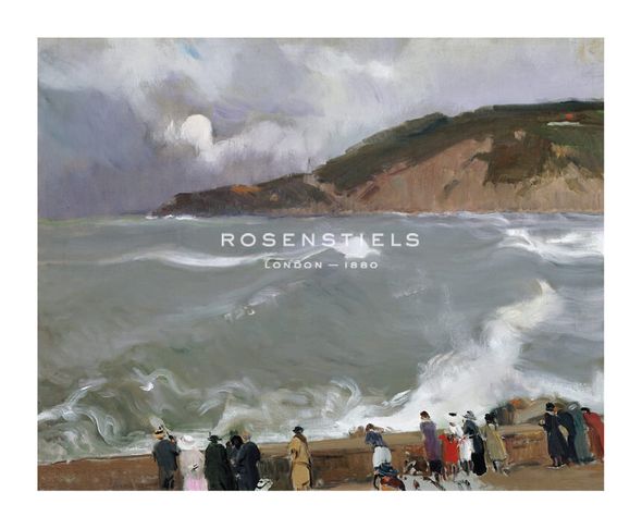 Joaquín Sorolla y Bastida Hand Numbered Limited Edition Print on Paper :"Breakwater, San Sebastian"