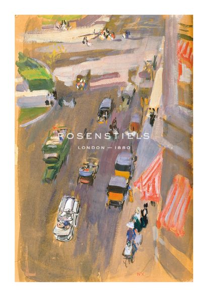 Joaquín Sorolla y Bastida Hand Numbered Limited Edition Print on Paper :"Fifth Avenue, New York"