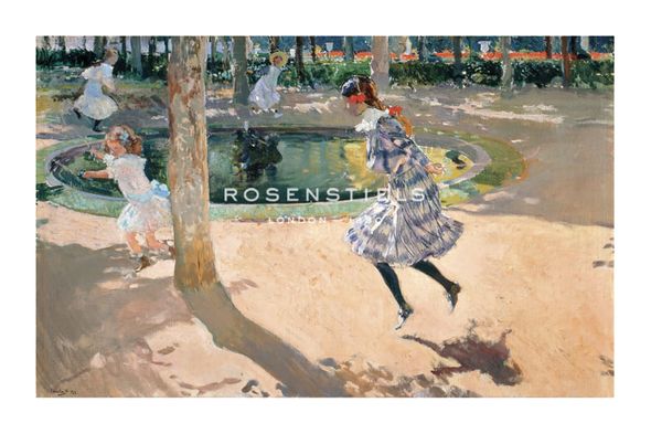 Joaqun Sorolla y Bastida Hand Numbered Limited Edition Print on Paper :"The Skipping Rope"