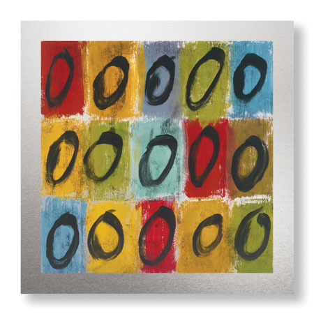 Jodi Reeb Myers Limited Edition Ready to Hang Giclee on Brushed Aluminum: "Full Circle I"