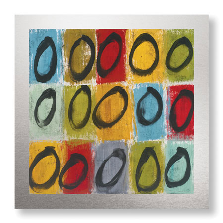 Jodi Reeb Myers Limited Edition Ready to Hang Giclee on Brushed Aluminum: "Full Circle II"