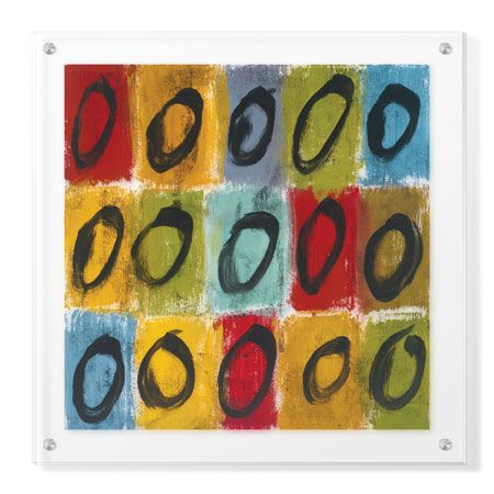 Jodi Reeb Myers Limited Edition Ready to Hang Giclee on Clear Acrylic: "Full Circle I"