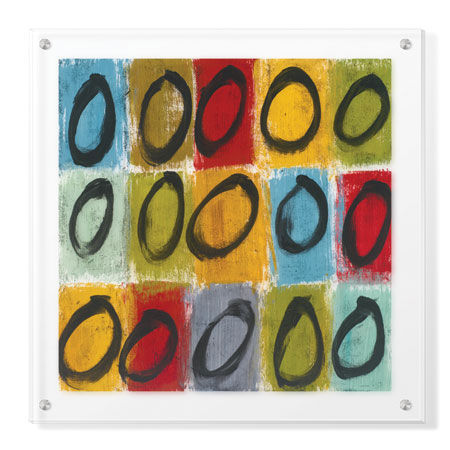 Jodi Reeb Myers Limited Edition Ready to Hang Giclee on Clear Acrylic: "Full Circle II"