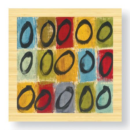 Jodi Reeb Myers Limited Edition Ready to Hang Giclee on Sustainable Bamboo: "Full Circle II"