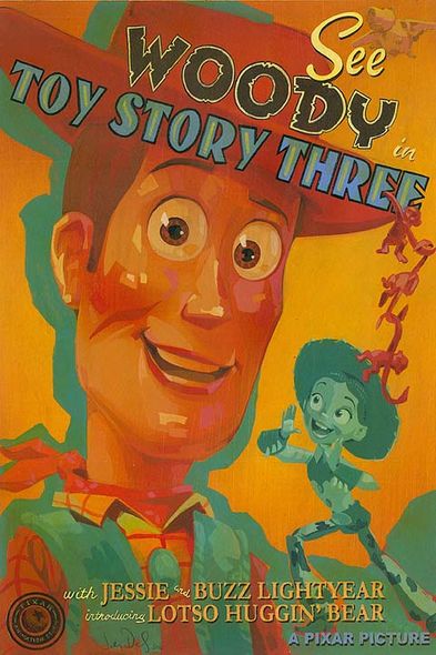 Jody Daily Signed and Numbered Gicl&eacute;e on Paper: "See Woody in Toy Story 3"