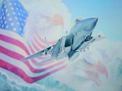 Jody F. Sjogren Hand Signed and Numbered Limited Edition: "With Wings Like Eagles"