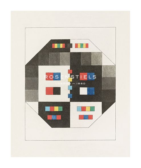 Johann Wolfgang von Goethe Hand Numbered Limited Edition Print on Paper :"Colour Theory - Harmony"