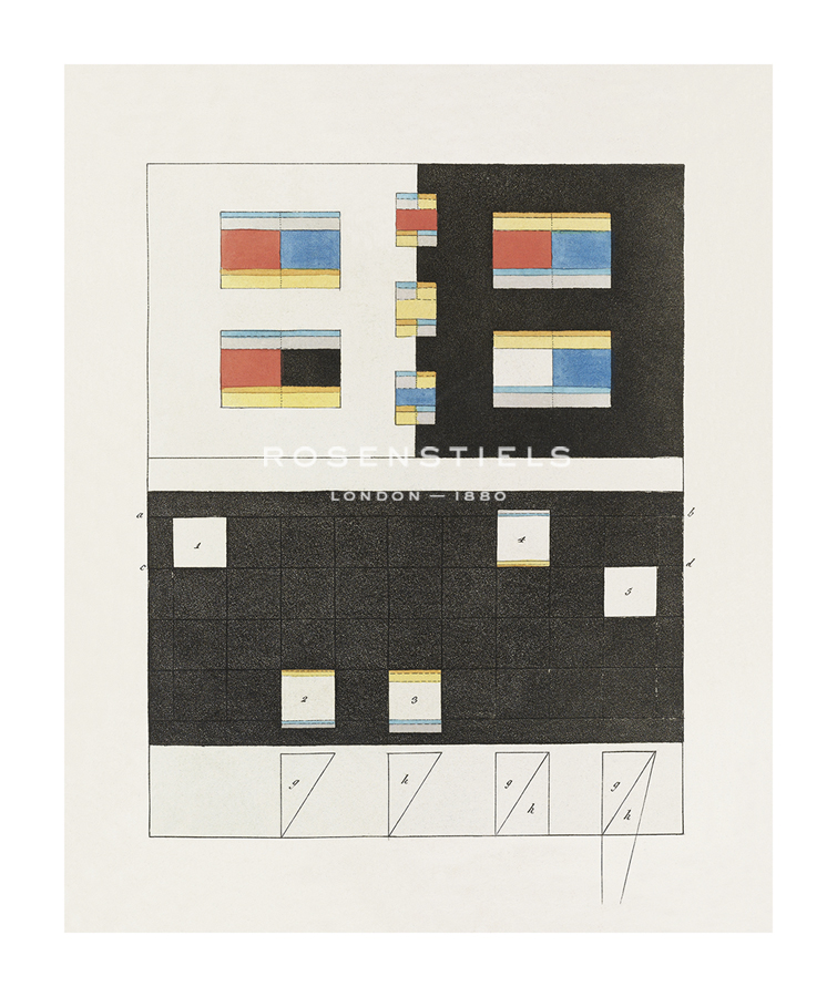 Johann Wolfgang von Goethe Hand Numbered Limited Edition Print on Paper :"Colour Theory - Vision"