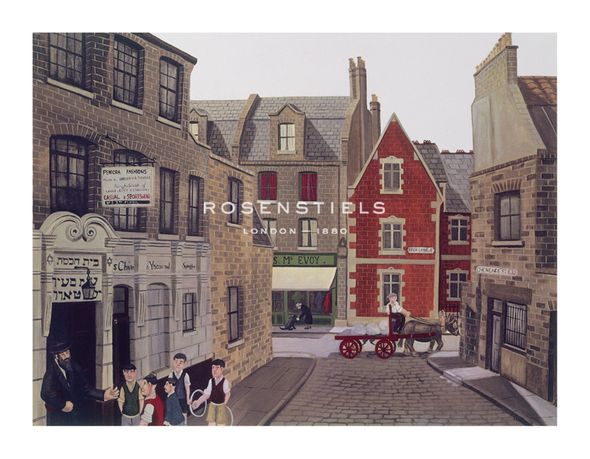 John Allin Hand Numbered Limited Edition Print on Paper :"Heneace St."