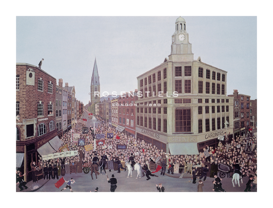 John Allin Hand Numbered Limited Edition Print on Paper :"They Shall not Pass"