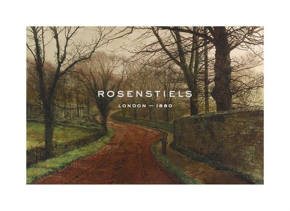 John Atkinson Grimshaw Hand Numbered Limited Edition Print on Paper :"An Autumnal Day, Stapleton Park"