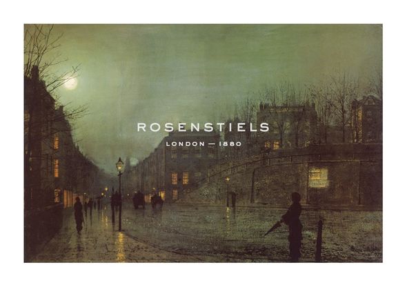 John Atkinson Grimshaw Hand Numbered Limited Edition Print on Paper :"Going Home at Dusk"