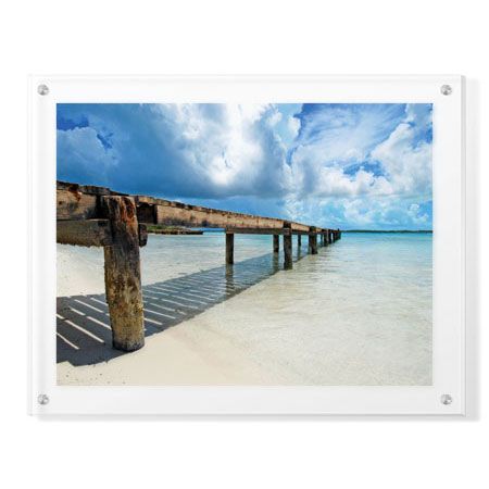 John B Gynell Limited Edition Ready to Hang Giclee on: "Stocking Island Dock"