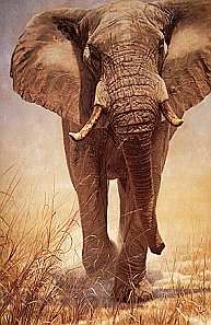 JOHN BANOVICH 74X49 Secondary Market Art: "RIGHT OF WAY GCNV"