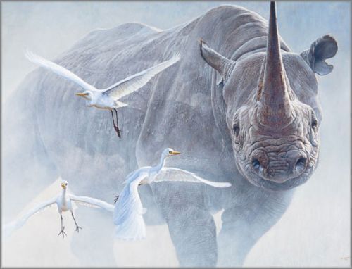 John Banovich limited edition gicl&eacute;e on canvas:"Black Thunder"