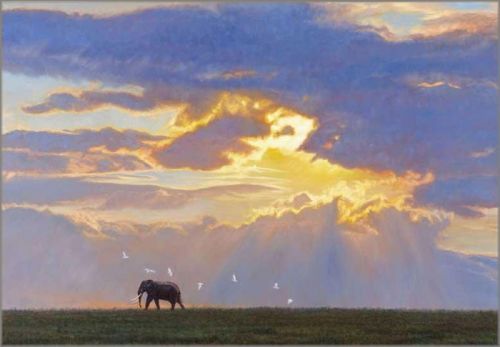 John Banovich limited edition gicl&eacute;e on canvas:"End of Days"