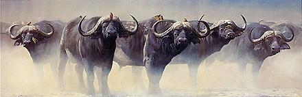 JOHN BANOVICH  Secondary Market Art: "DEFENSIVE LINE"
