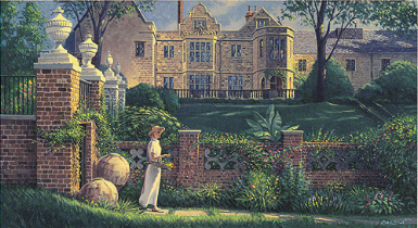 John Barber Limited Edition Print: "In the Garden"