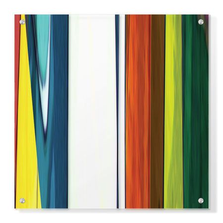 John Butler Limited Edition Ready to Hang Giclee on Clear Acrylic: "Fiesta III"