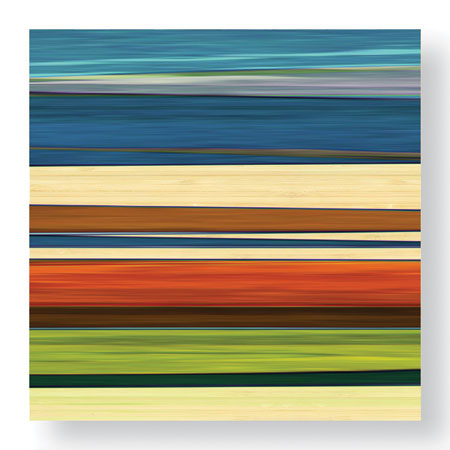 John Butler Limited Edition Ready to Hang Giclee on Sustainable Bamboo: "Fiesta II"