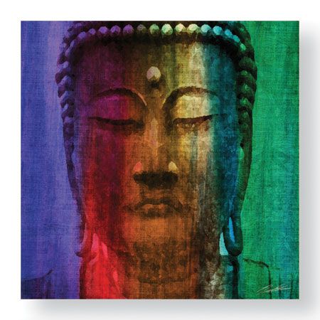 John Butler Limited Edition Ready to Hang Giclee on Sustainable Bamboo: "Weeping Buddha"