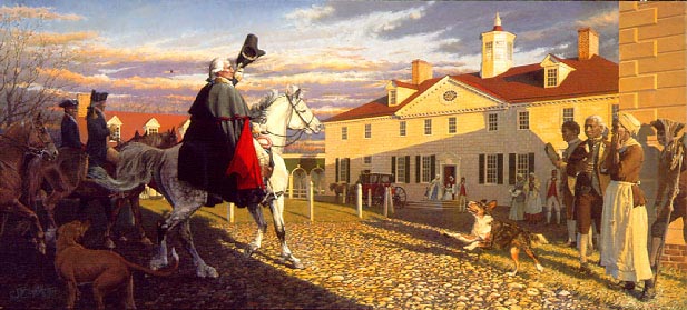 John Buxton Limited Edition Canvas :"He Returns Victorious "