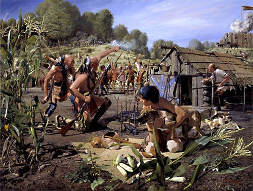 John Buxton Limited Edition Print:"Engaging at Shawnee Village "