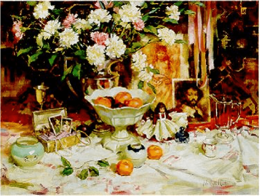 John Carter Artist Signed Limited Edition Serigraph on paper:"Keepsakes"
