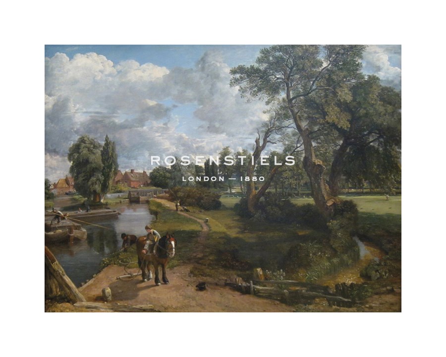 John Constable Hand Numbered Limited Edition Print on Paper :"Flatford Mill (Scene on a Navigable River)"