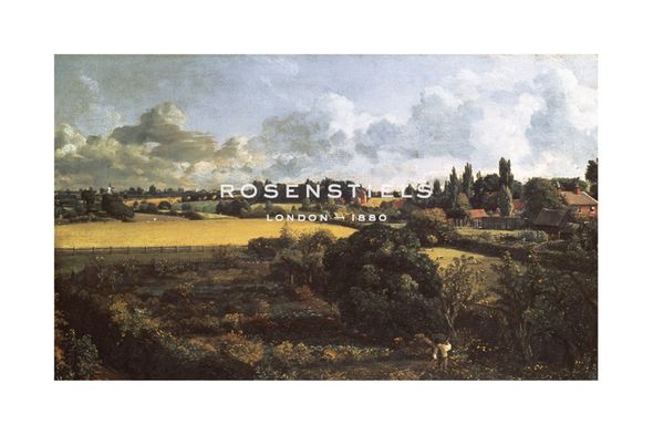 John Constable Hand Numbered Limited Edition Print on Paper :"Golding Constable's Kitchen Garden, 1815"