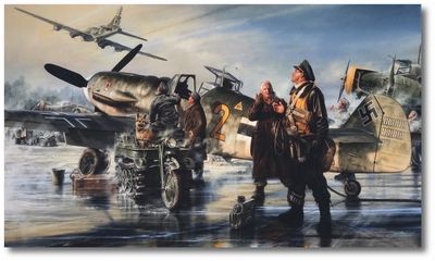 JOHN D SHAW 28X17 Secondary Market Art: "PRAY FOR MERCY"