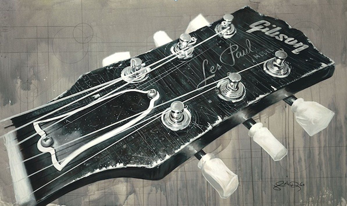 John Douglas Artist Signed Limited Edition Canvas Giclee:"The Admirals Gibson"
