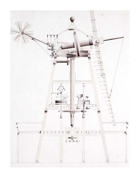 John Farey Fine Art Open Edition Gicl&eacute;e:"Drawings for Windmills"