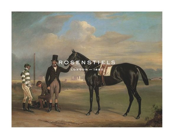 John Ferneley Hand Numbered Limited Edition Print on Paper :"Pussy' with his Trainer 'Old John' Day"