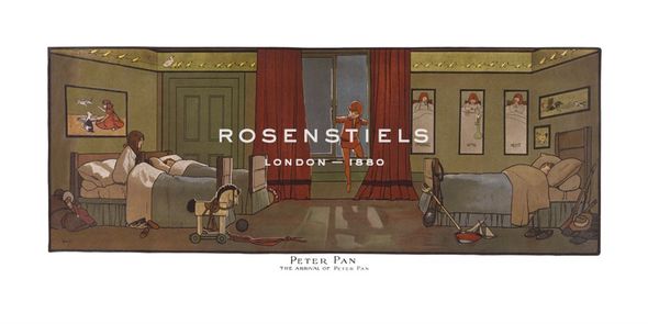 John Hassall Hand Numbered Limited Edition Print on Paper :"The Arrival"