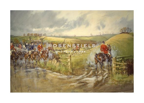 John King Hand Numbered Limited Edition Print on Paper :"The Quorn Muxlow"