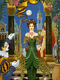 John Kiraly Limited Edition Serigraph on Paper: " Fortune Teller "
